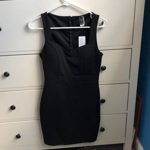 Black cocktail dress